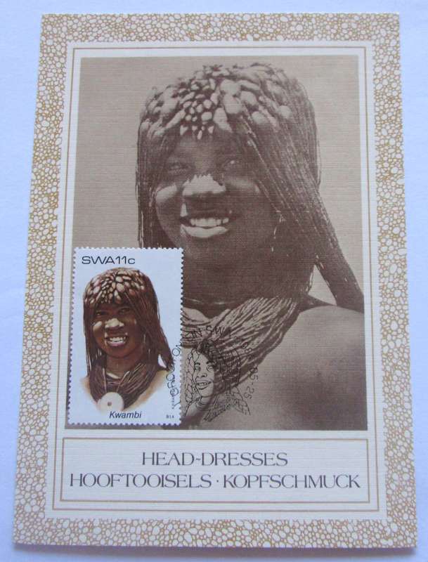 1984 Head Dresses Kopfschmuck Post Cards