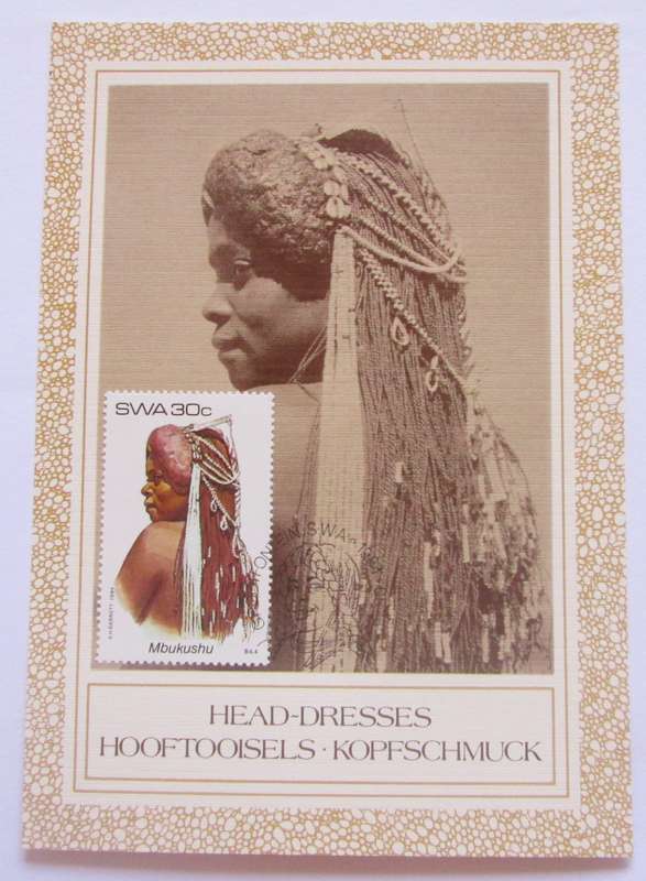 1984 Head Dresses Kopfschmuck Post Cards