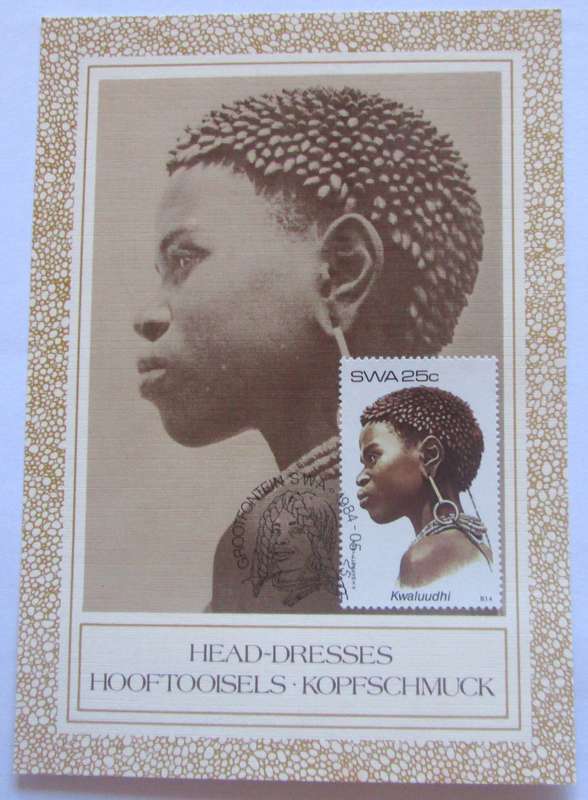 1984 Head Dresses Kopfschmuck Post Cards