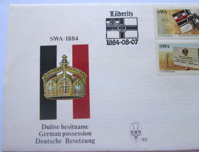 1984 Swakopmund Luderitz German Possession First Day Cover