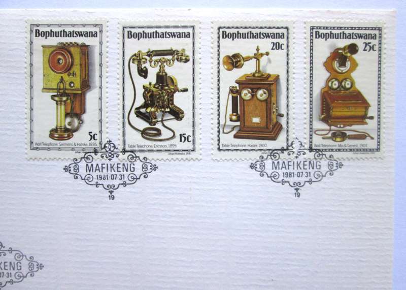 1981 Bophuthatswana Mafikeng Alexander Bell First Day Cover