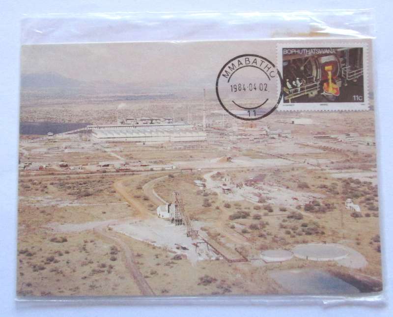 1984 Bophuthatswana Platinum Mine from the Air Post Cards