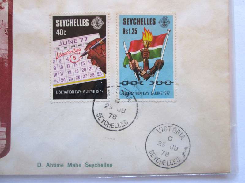 1977 Seychelles Souvenir Envelope