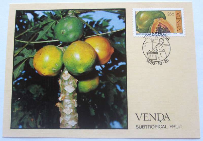 1983 Venda Subtropical Fruit Post Cards