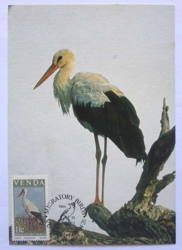 1983 Venda Migratory Birds Post Cards