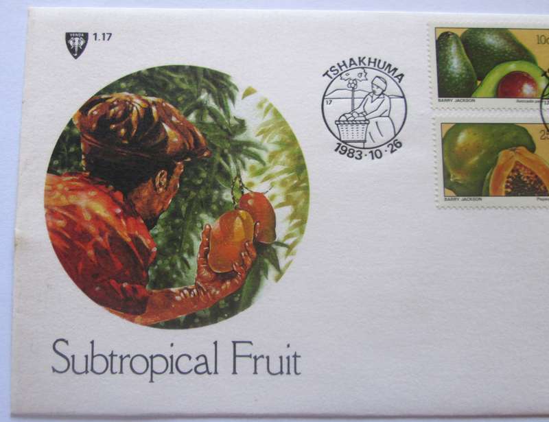 1983 Venda Tshakhuma Subtropical Fruit First Day Cover