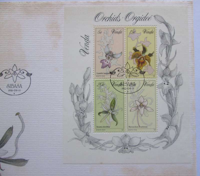 1981 Venda Sibasa Orchids First Day Cover