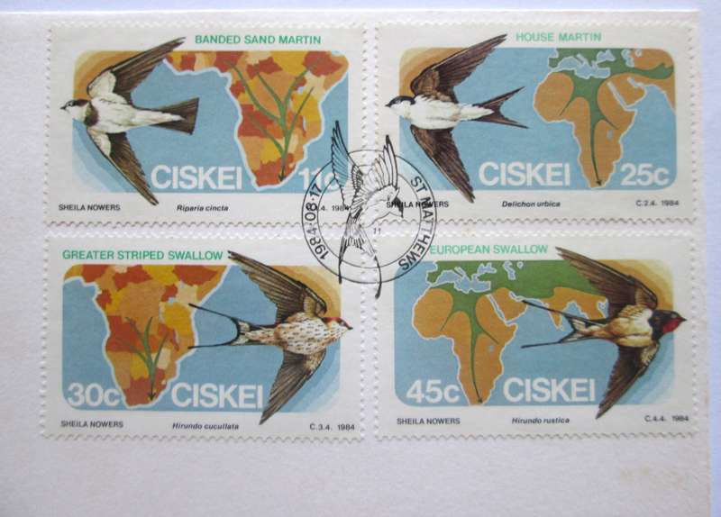 1984 Ciskei Migratory Birds First Day Cover