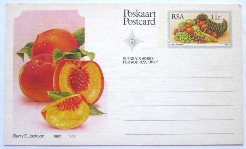 1982 Barry E  Jackson Fruit Post Cards