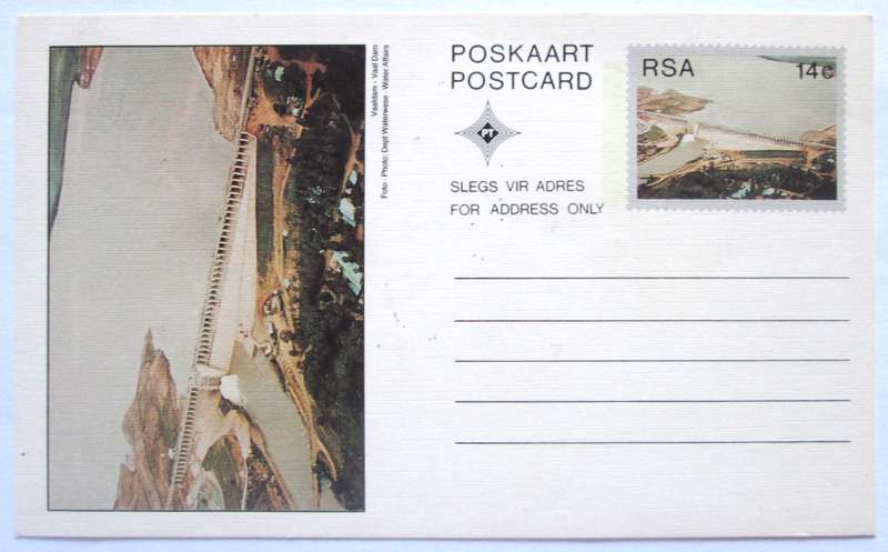 South African Dams Post Cards