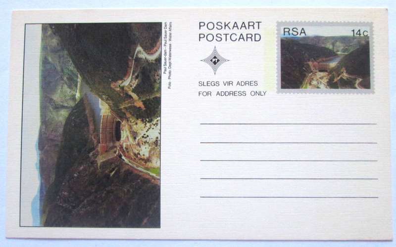 South African Dams Post Cards