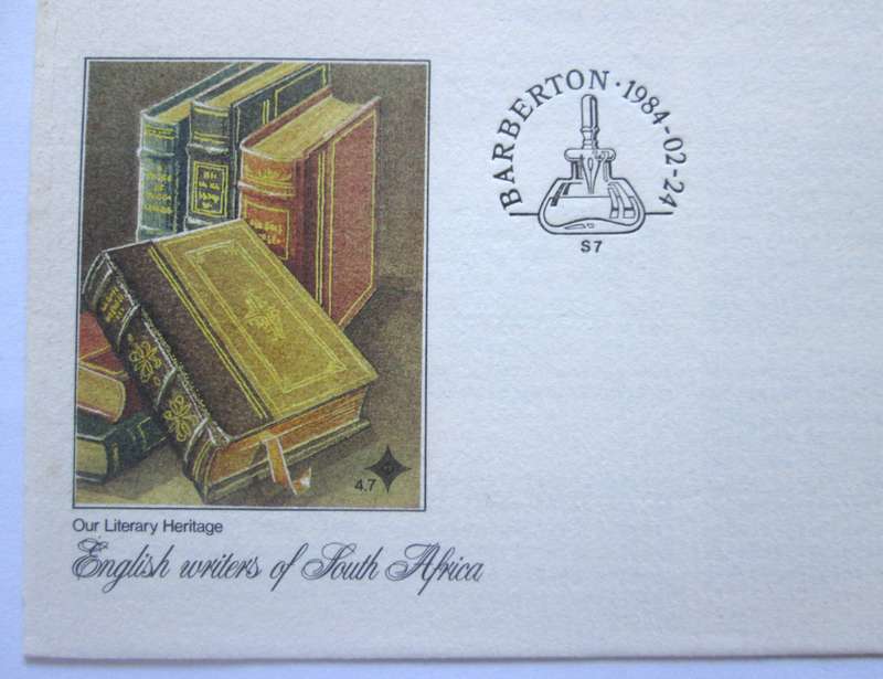 1984 Barberton English Writers of South Africa First Day Cover