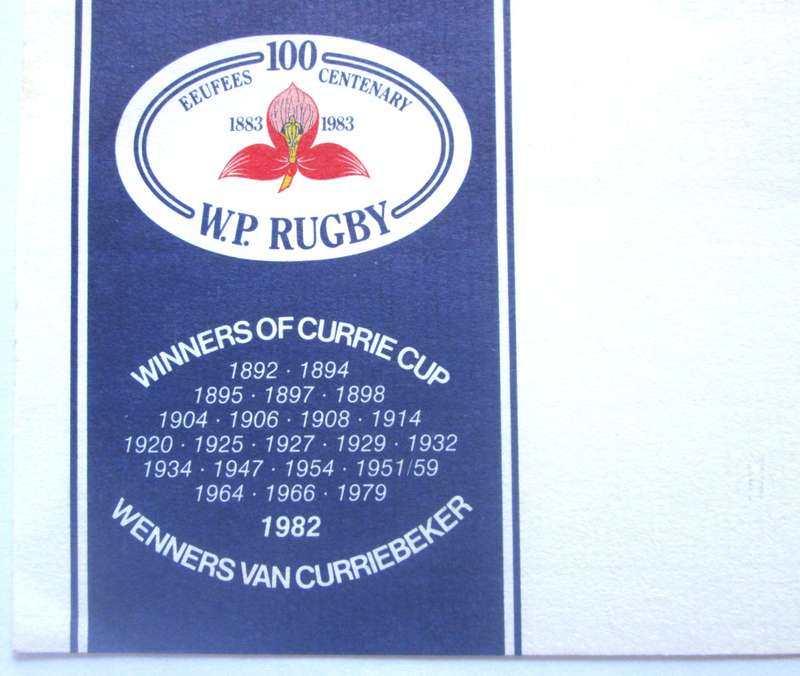 1983 WP Rugby Nuweland Winners
