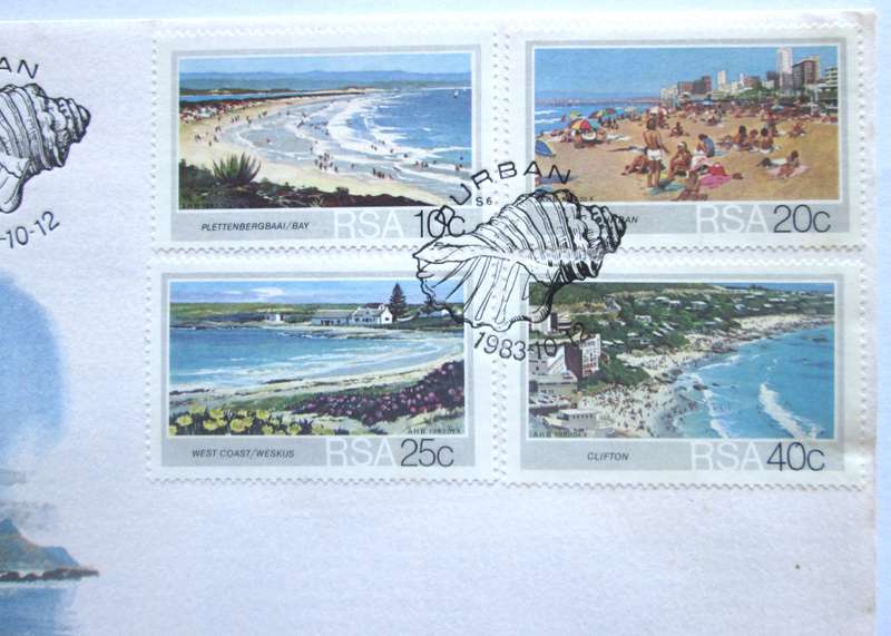 1983 Duban Beaches First Day Cover