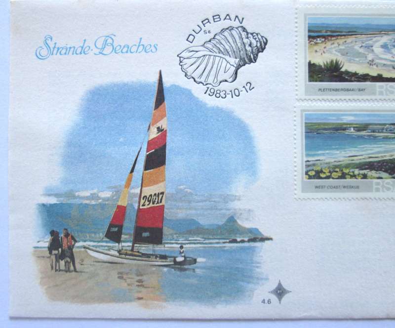 1983 Duban Beaches First Day Cover