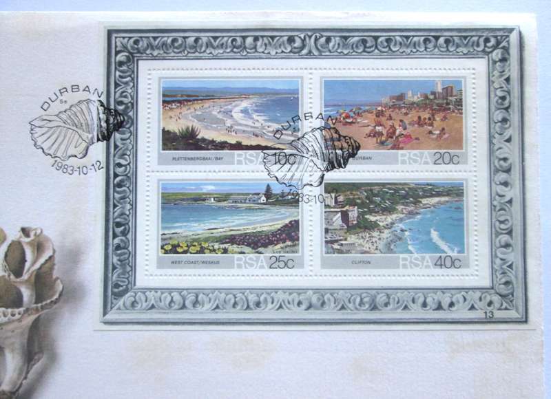 1983 South Africa Beaches First Day Cover