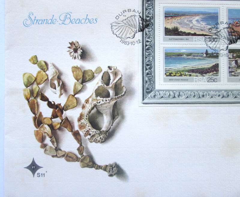 1983 South Africa Beaches First Day Cover