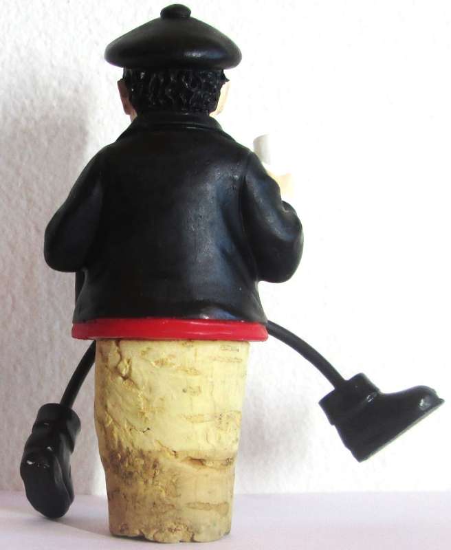 Italian Man Cork Stopper