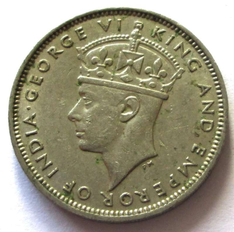1938 Hong Kong 10 Cents