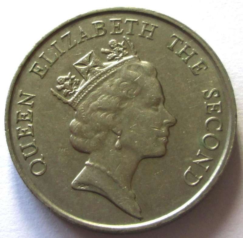 1986 Hong Kong 5 Dollars