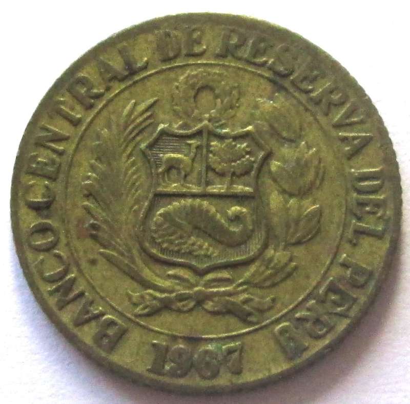 1967 Peru 25 Centavos
