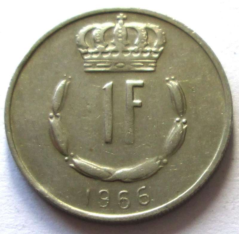 1966 Luxembourg 1 Franc