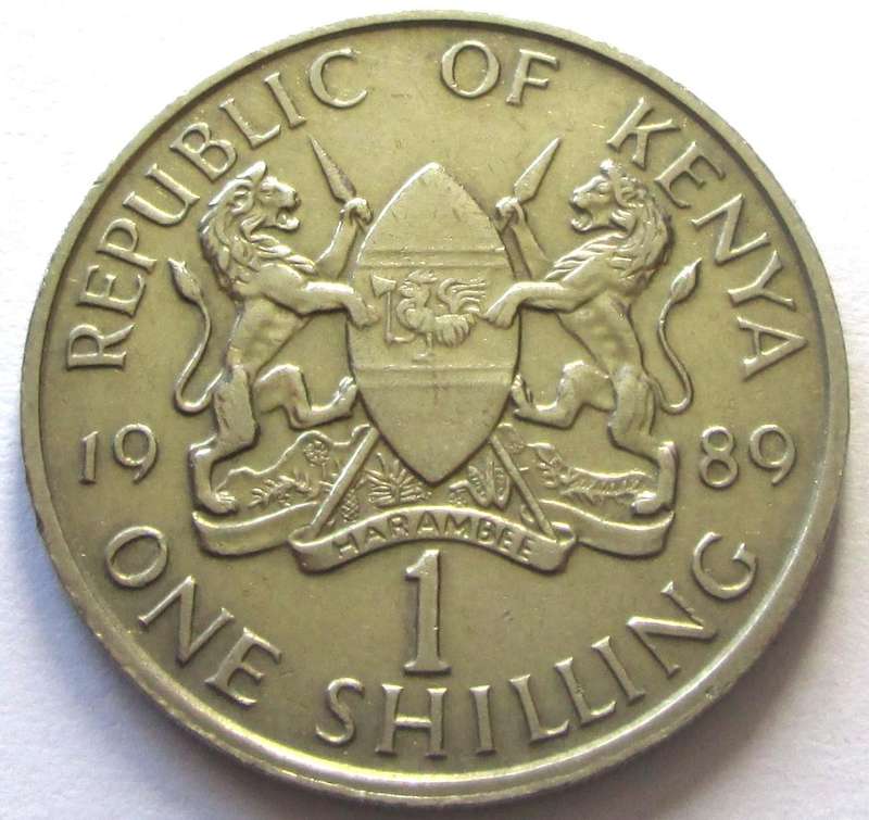 1989 Kenya 1 Shilling