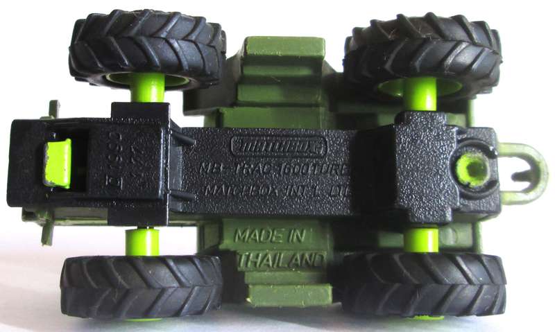 1990 MB Trac 1600 Turbo Tractor Thailand Matchbox