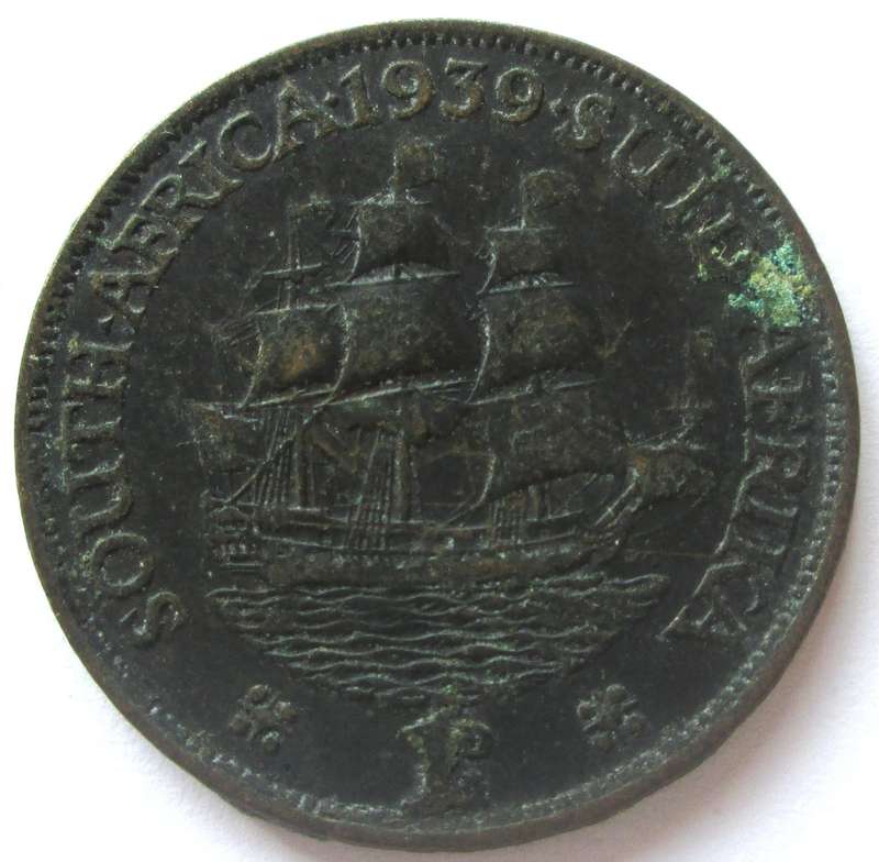 1939 Union of South Africa Penny