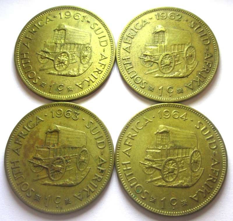 1 Cent South Africa 1961 - 1964