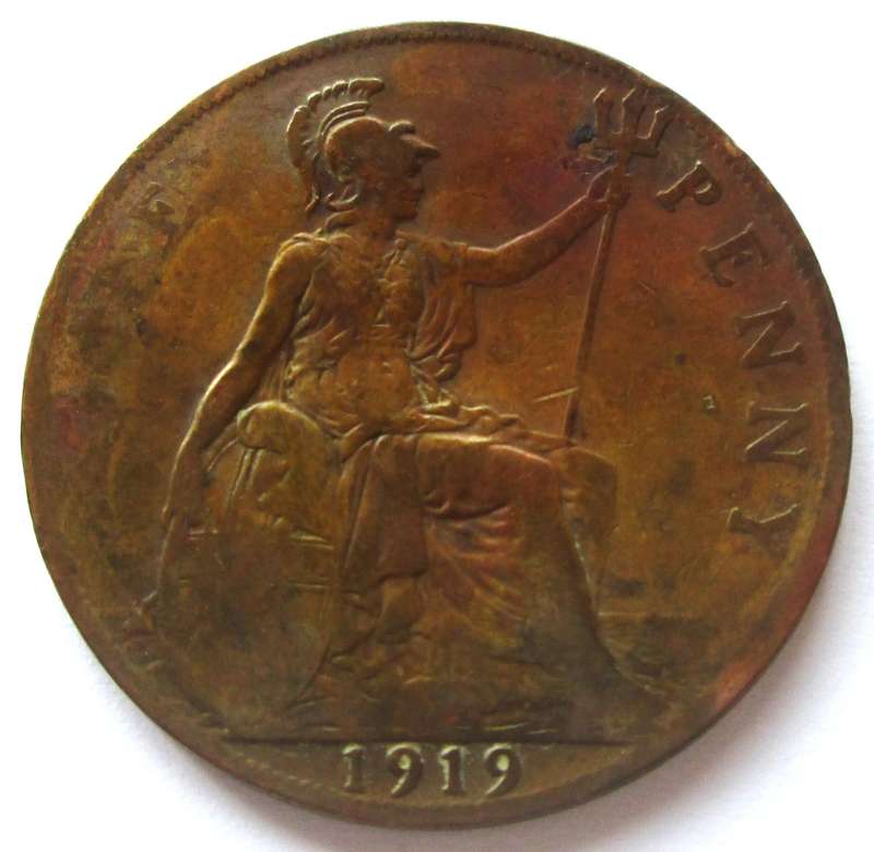 1919 Great Britain Penny