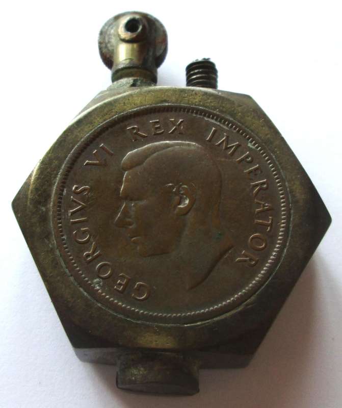 Handmade Lighter made from Union of South Africa 1938