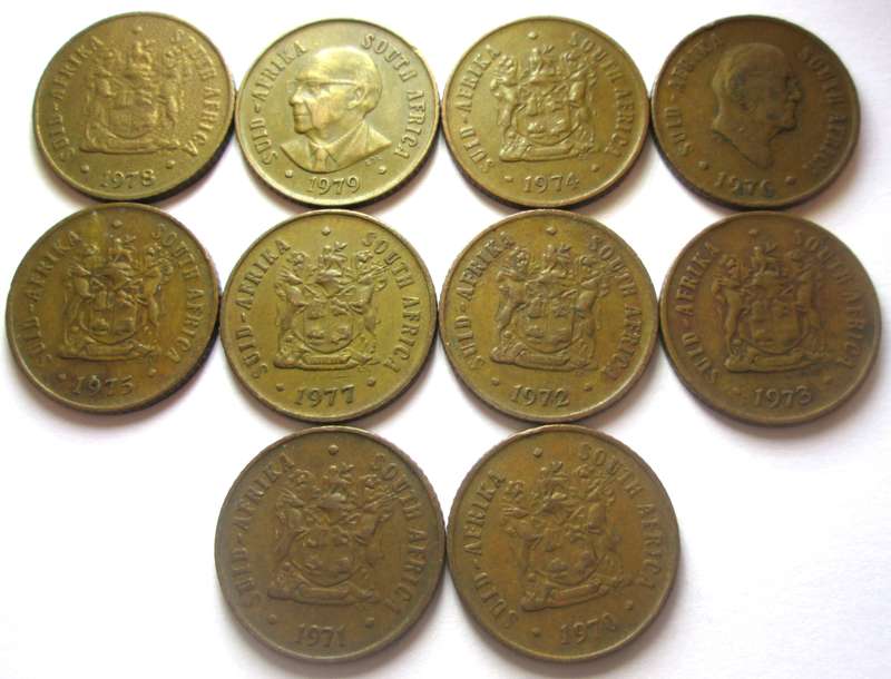 1 Cent South Africa 1970 - 1979