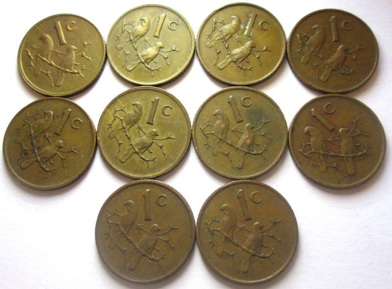 1 Cent South Africa 1970 - 1979