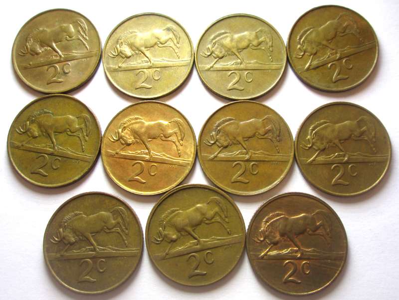 2 Cent South Africa 1980 - 1990