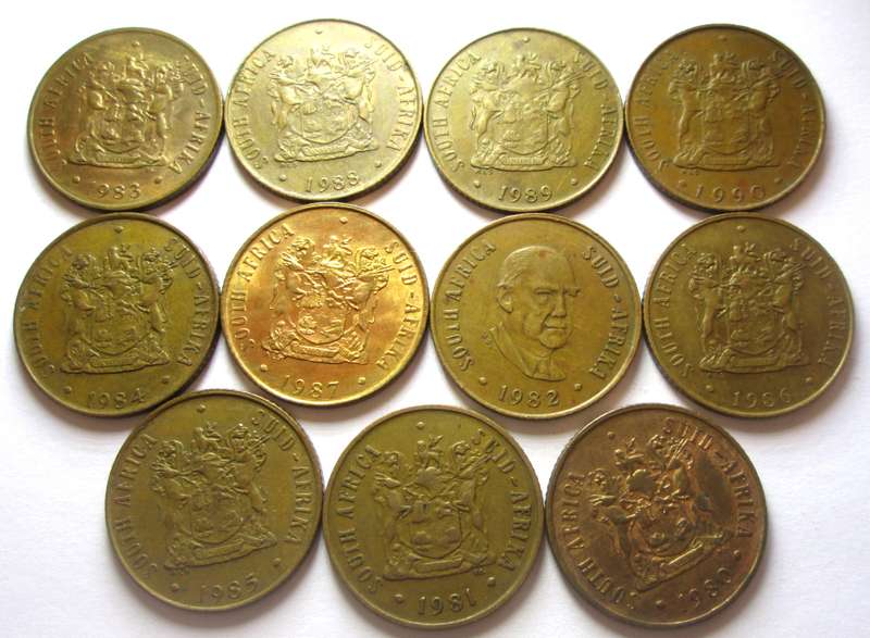 2 Cent South Africa 1980 - 1990