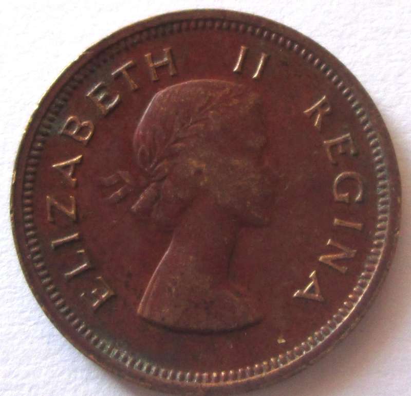 1956 Union of South Africa Quarter Penny