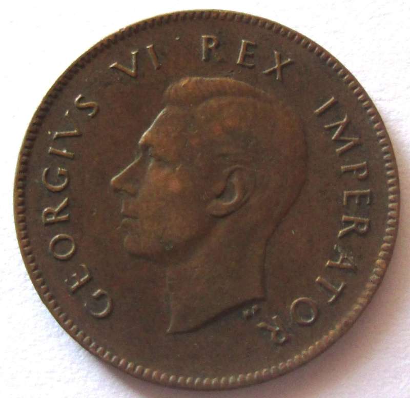 1942 Union of South Africa Quarter Penny