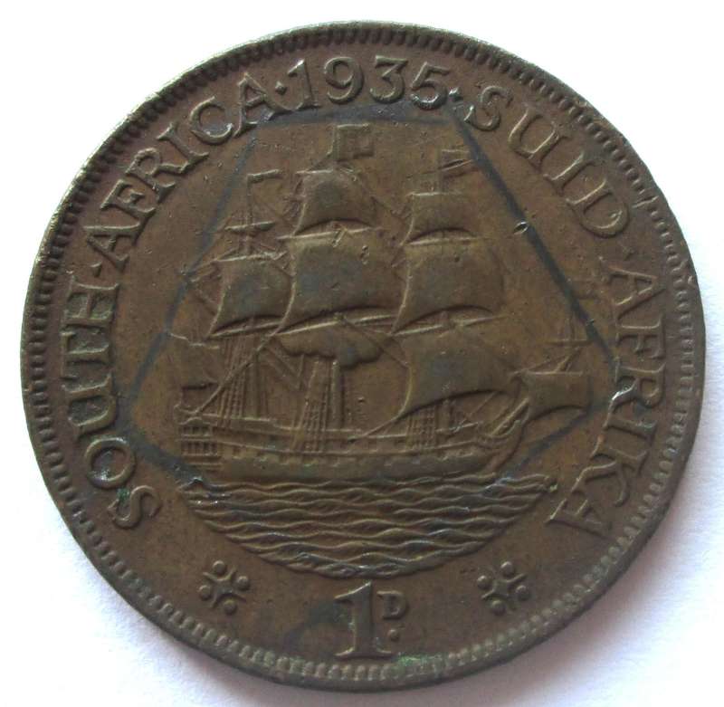 1935 Union Of South Africa Penny
