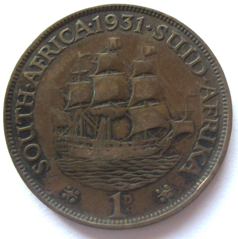 1931 Union Of South Africa Penny