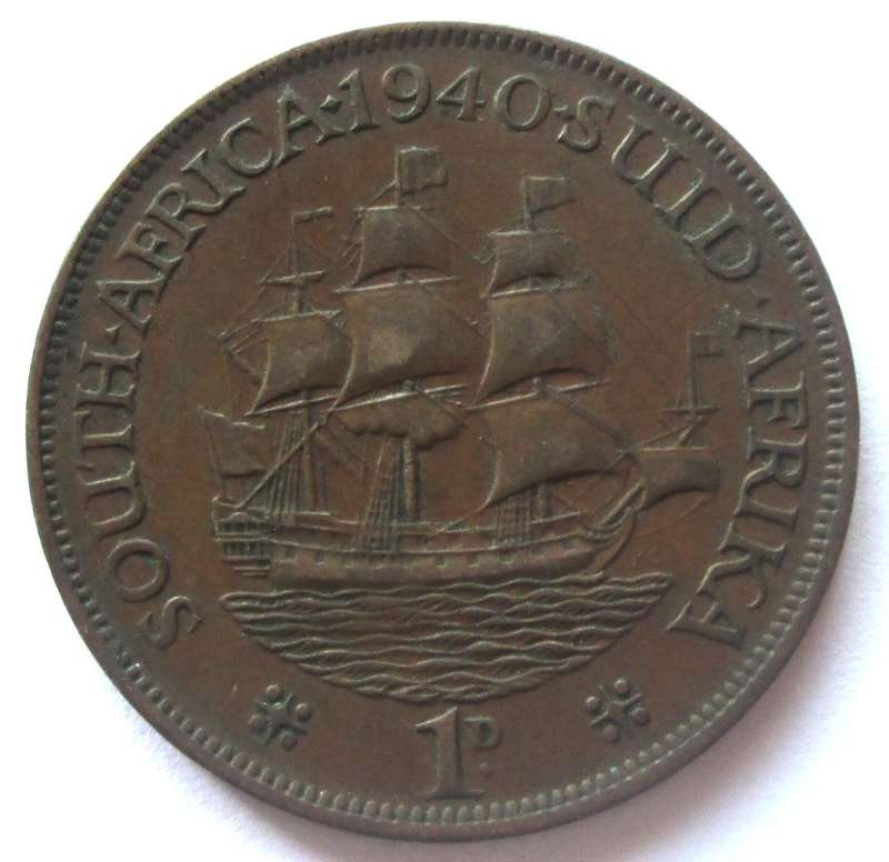 1940 Union Of South Africa Penny