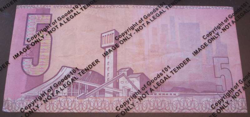 Five Rand Republic of South Africa Serial Nr CH9714267