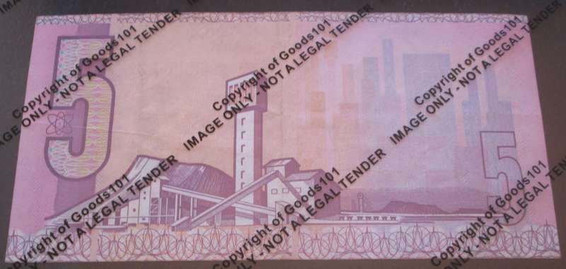 Five Rand Republic of South Africa Serial Nr CF2568296