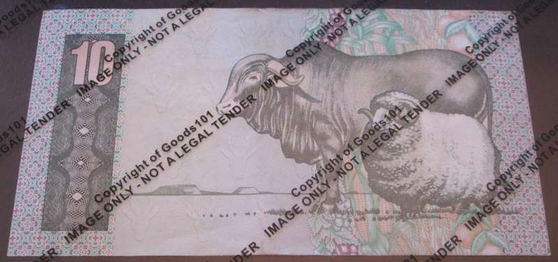 Ten Rand Republic of South Africa Serial Nr AS4767679 C