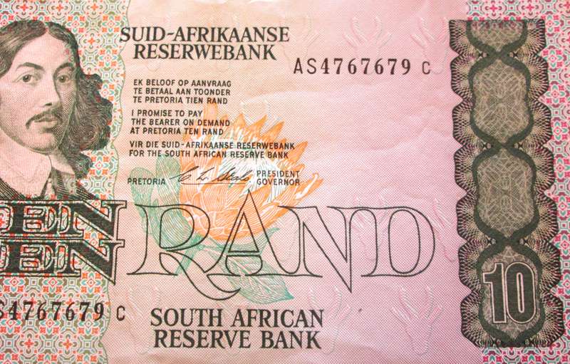 Ten Rand Republic of South Africa Serial Nr AS4767679 C