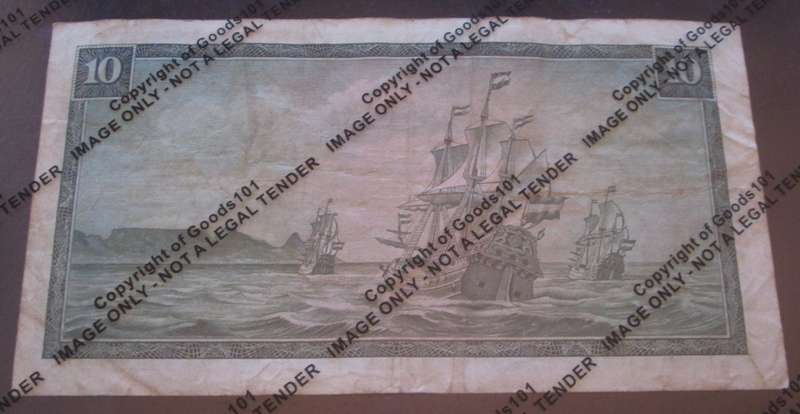 Ten Rand Republic of South Africa Serial Nr C241 133997