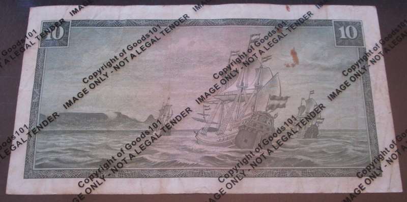 Ten Rand Republic of South Africa Serial Nr C66 481503