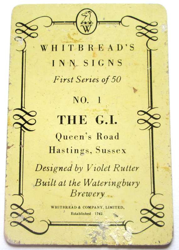 Whitbread Inn Metal Signs First Series of 50 Aluminium Bar Cards