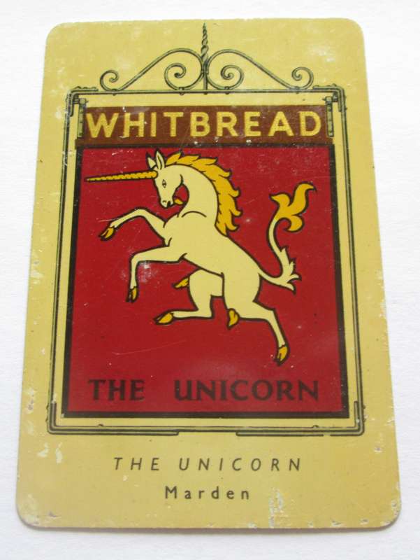 Whitbread Inn Metal Signs Series 1 Circa 1951 No 49 The Unicorn