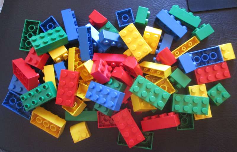 Tyco Building Toy Blocks x60